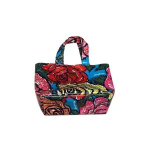 Consuela Rosie Rosie Grab N' Go Mini Tote Bag Floral Roses Multi Color I01